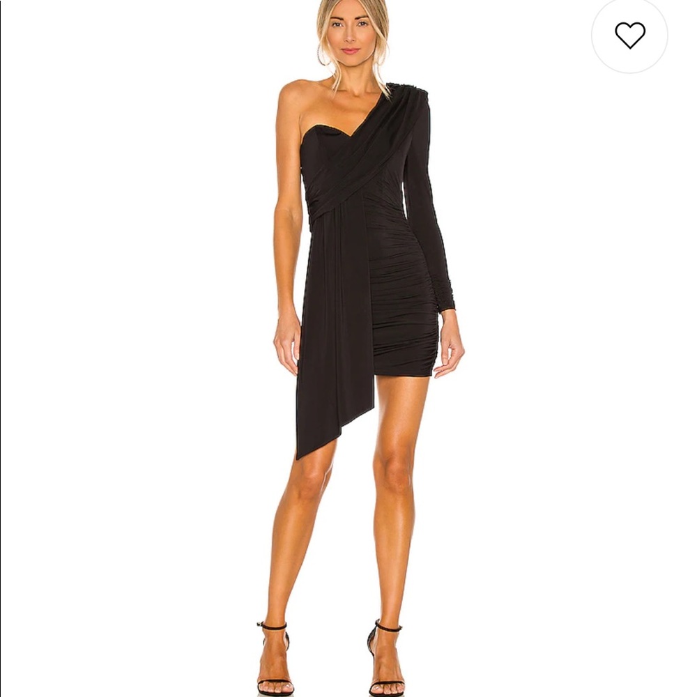 Michael Costello Carmen one shoulder dress